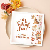 冬のクリスマスクッキー誕生日パーティー スタンダードカクテルナプキン