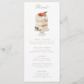 冬のクリスマスケーキ メニュー (正面)