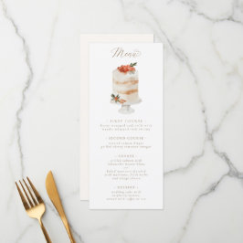 冬のクリスマスケーキ メニュー