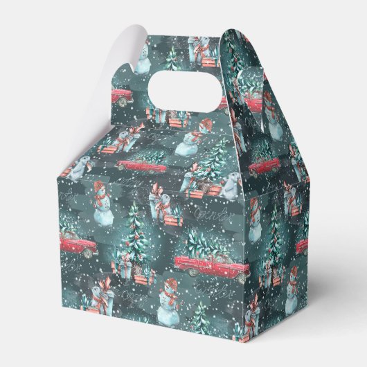 冬のクリスマスコージー フェイバーボックス (正面サイド)