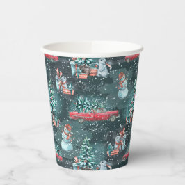 冬のクリスマスコージー 紙コップ