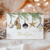 冬のクリスマスサンキューカード サンキューカード