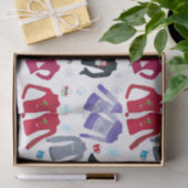 冬のクリスマスセーターとホットチョコレート 薄葉紙 (ギフト)