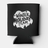 冬のクリスマスチーム 缶クーラー (正面)