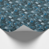 冬のクリスマスツリー ラッピングペーパー (角)