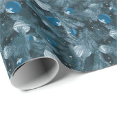 冬のクリスマスツリー ラッピングペーパー (ロールコーナー)