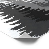 冬のクリスマスデザイン ポスター (角)