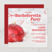 冬のクリスマスバチェロレッテ 招待状 (正面/裏面)