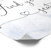 冬のクリスマスバブルがあなたの席を見つける ポスター (角)