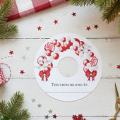 冬のクリスマスバルーンアーチパーティー ワイングラスタグ