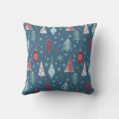 冬のクリスマスパターン。 クッション (裏面)