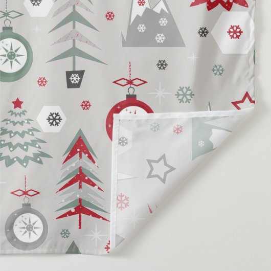 冬のクリスマスパターン。 タペストリー (詳細)