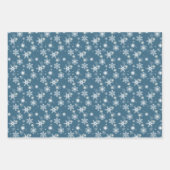 冬のクリスマスパターン。 ラッピングペーパーシート (正面2)