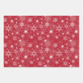 冬のクリスマスパターン。 ラッピングペーパーシート (正面3)
