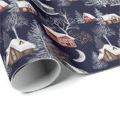 冬のクリスマスパターン ラッピングペーパー (ロールコーナー)