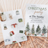 冬のクリスマスパーティー 招待状