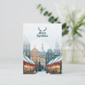 冬のクリスマスビレッジ ポストカード (スタンド正面)