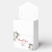 冬のクリスマスフローラブライダルシャワーお願いボックス フェイバーボックス (オープン)