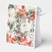 冬のクリスマスフローラブライダルシャワーお願いボックス フェイバーボックス (裏面サイド)