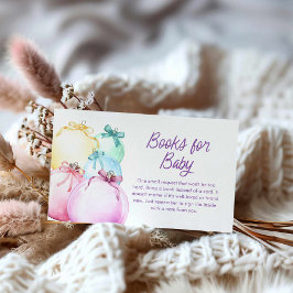 冬のクリスマスブックスベビー エンクロージャーカード