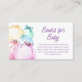 冬のクリスマスブックスベビー エンクロージャーカード (正面)