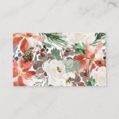 冬のクリスマスブライダルシャワーどのくらいのお菓子 エンクロージャーカード (裏面)