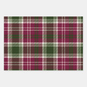 冬のクリスマスプレッドパターンの混合 ラッピングペーパーシート (正面2)