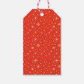 冬のクリスマスベビーシャワーありがとう ギフトタグ (裏面)