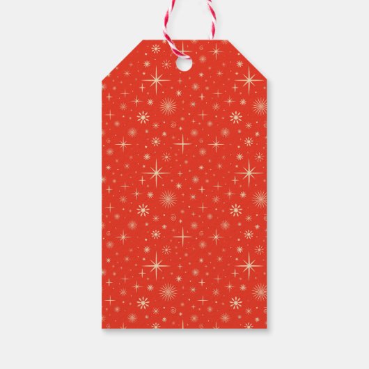 冬のクリスマスベビーシャワーありがとう ギフトタグ (裏面)