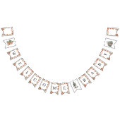 冬のクリスマスベビーシャワーのバンティングバナー バンティングフラッグ (全)