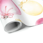 冬のクリスマスベビーシャワー ラッピングペーパー (ロールコーナー)