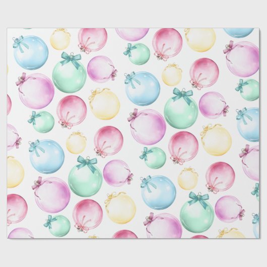 冬のクリスマスベビーシャワー ラッピングペーパー (フラット)