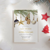 冬のクリスマスベビーシャワー 招待状