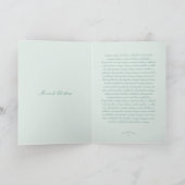 冬のクリスマスポインセチアのアーチ写真 シーズンカード (内部)