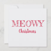 冬のクリスマス休暇サンタ猫ペット (裏面)