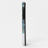 冬のクリスマス休暇サンタ猫ペット Case-Mate iPhoneケース (裏面/左)