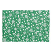 冬のクリスマス旧英語シェプドグレイ1かわいい 枕カバー (裏面-左)