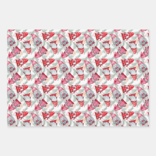 冬のクリスマス格言 ラッピングペーパーシート (正面2)