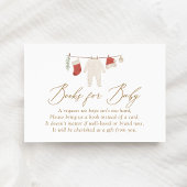 冬のクリスマス赤ちゃん服の本ベビー エンクロージャーカード