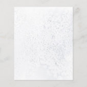 冬のクリスマス雪景色予算 チラシ (裏面)