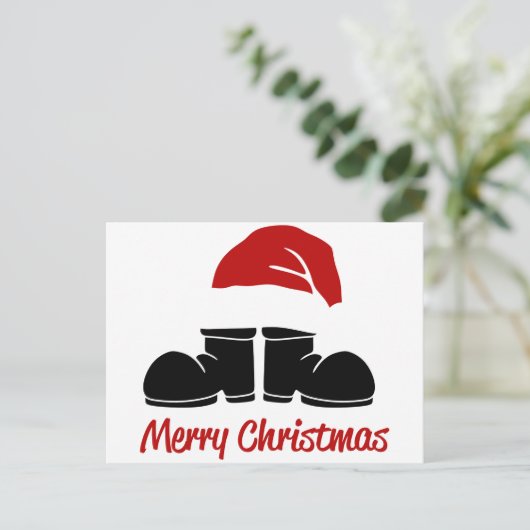 冬のクリスマス ポストカード (スタンド正面)