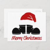 冬のクリスマス ポストカード (正面/裏面)