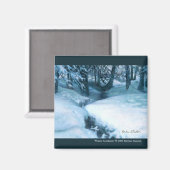 冬のクリークサイド マグネット (正面/裏面)