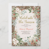 冬のクリ祝ス・ザ・シーズンオープン・ハウス 招待状 (正面)