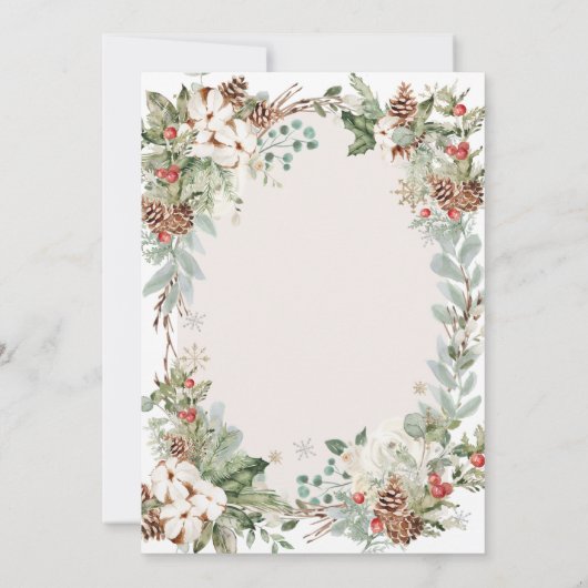 冬のクリ祝ス・ザ・シーズンオープン・ハウス 招待状 (裏面)