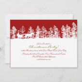 冬のク赤と白リスマスパーティー 招待状 (正面)