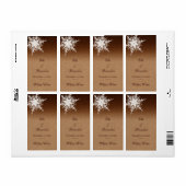 冬のグラデーションワ結婚インラベル ラベル (フルシート)