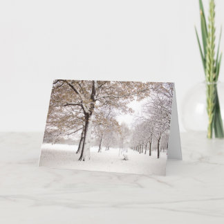 冬のグリニッジ公園 シーズンカード