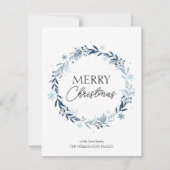 冬のグリーティングカードメリークリスマス シーズンカード (正面)