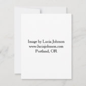 冬のグリーティングカード カード (裏面)